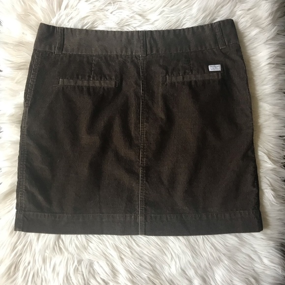 VV Short Brown Corduroy Skirt - Picture 6 of 7